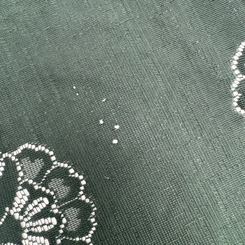 Vintage Green Lace Placemats & Table Runners Set 5 Floral‎ Scalloped Decor